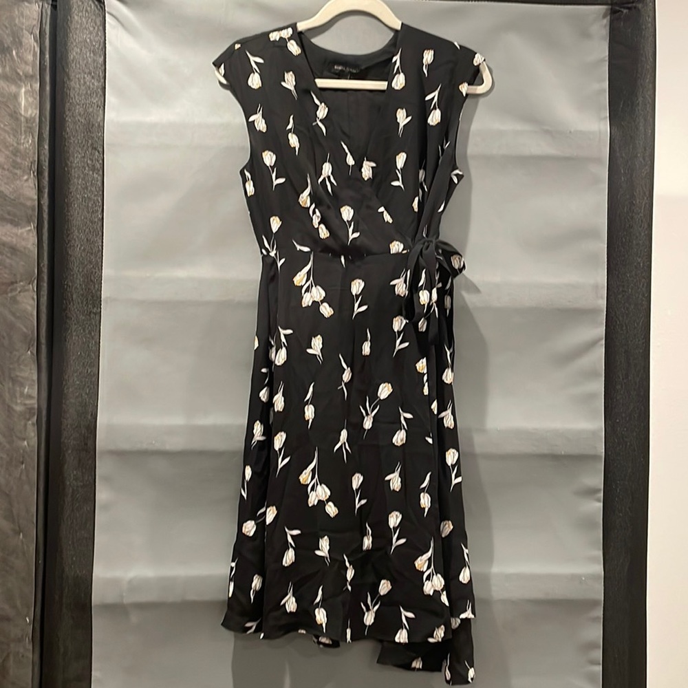 Asymmetrical wrap dress. Great for work